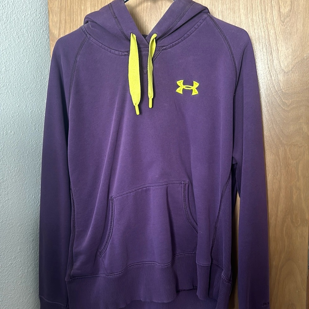 Purple under armor hoodie